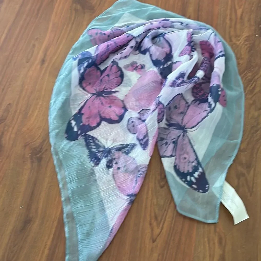 Butterfly scarf.AS IS